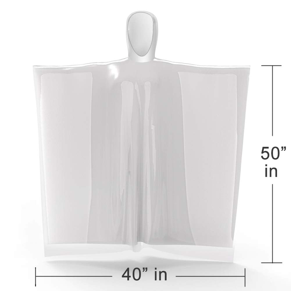 RAINPOH Rain Poncho 10Pack Rain Ponchos for Adults Women and Men Ponchos Family Pack with Hood