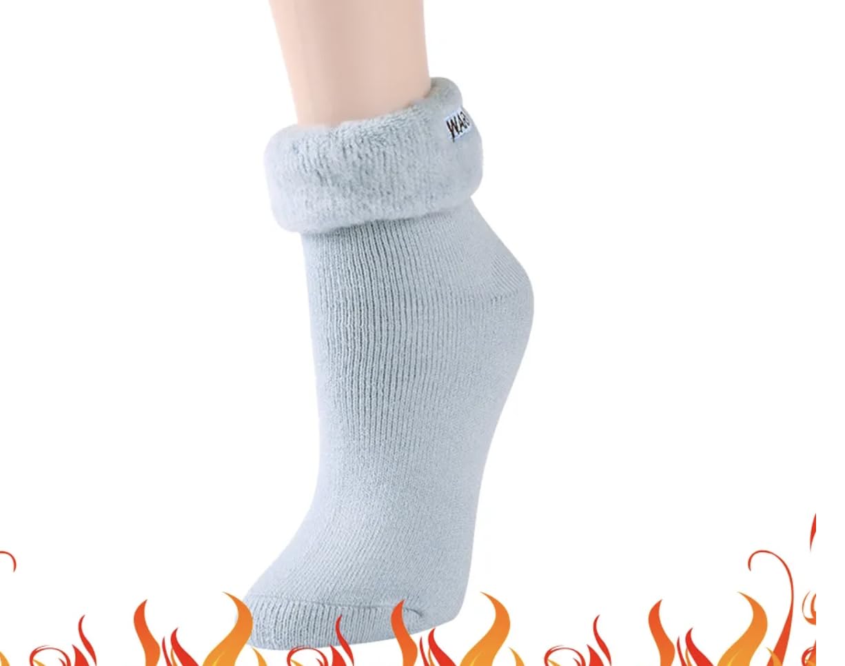 DYMIAG 3 Pairs Women Socks Warm Winter Thermal Thick Socks Crew Length Boot Super Soft Socks Gifts for Women Mom