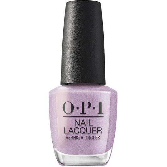 OPI Nail Lacquer Suga Cookie | Sheer Soft Purple Glitter Chip Resistant Nail Polish Your Way Collection