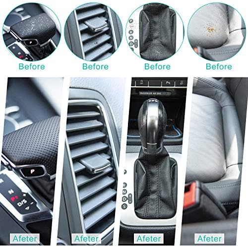 ASFSKY Car Cleaning Gel for Car Detailing Car Cleaning Gel Putty Reusable Keyboard Cleaner Gel Car Putty for Cleaning Dust Universal Cleaning Gel 5 Pack(Green)