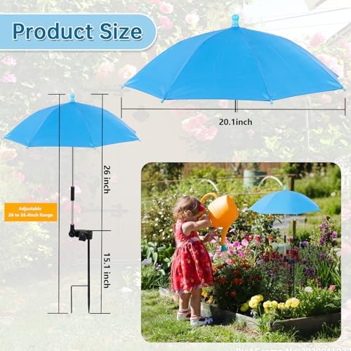 2Pcs Adjustable Plant Shade Umbrella for Outdoor Plants, Plants Shade Cover, Sun Shade Cloth for Plants, Potted Plants, Garden Beds