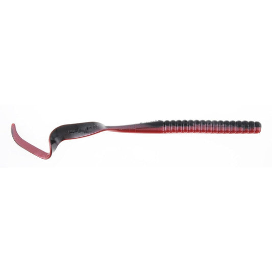 Berkley PowerBait® Power Worm Fishing Bait, Red Shad, 4in | 10cm, Irresistible Flavor, Classic Curly Tail Worm Profile, Ideal for Spring, Summer and Fall Fishing