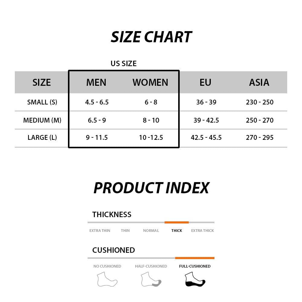 DEARMY Athletic Hiking Socks for Women/Men Best Gifts/Cushioned Moisture Wicking Warm Winter Socks(5Pairs) (Large Size, 5 x Black (Ankle Socks))