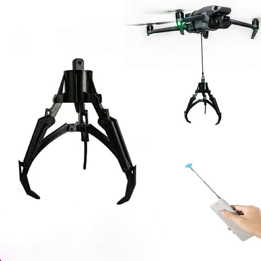 Drone Remote Control Intelligent Mechanical Claw, Fishing Baiting Line, Air Drop claw Release device
