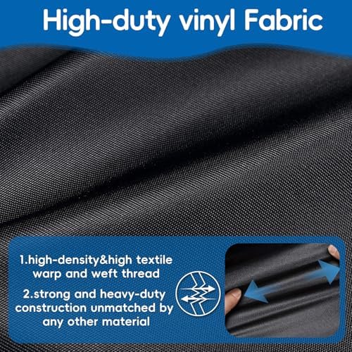 Griddle Cover for Blackstone 22” On The Go Scissor-Leg Griddle with Hood and Stand, Heavy Duty Waterproof Cover for Blackstone 1935 22inch Scissor Cart Griddle, Outdoor BBQ Grilling Cover