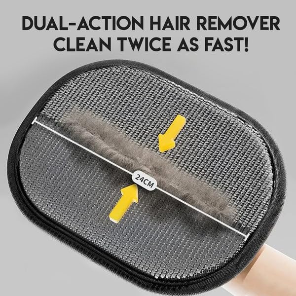 Pet Hair Removal Glove for Cats & Dogs, Upgrade Efficient Grooming Gloves for Pet Hair, Reusable Cat & Dog Hair Remover for Couch, Furniture, Carpet, Curtain(2pcs)