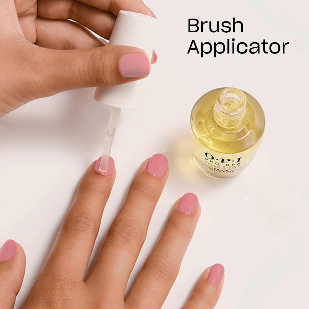 OPI ProSpa Nail and Cuticle Oil | Cuticle Oil Bottle for Nails & Dry Hands |Strengthen Cuticles for Nail Growth | 0.5 fl oz