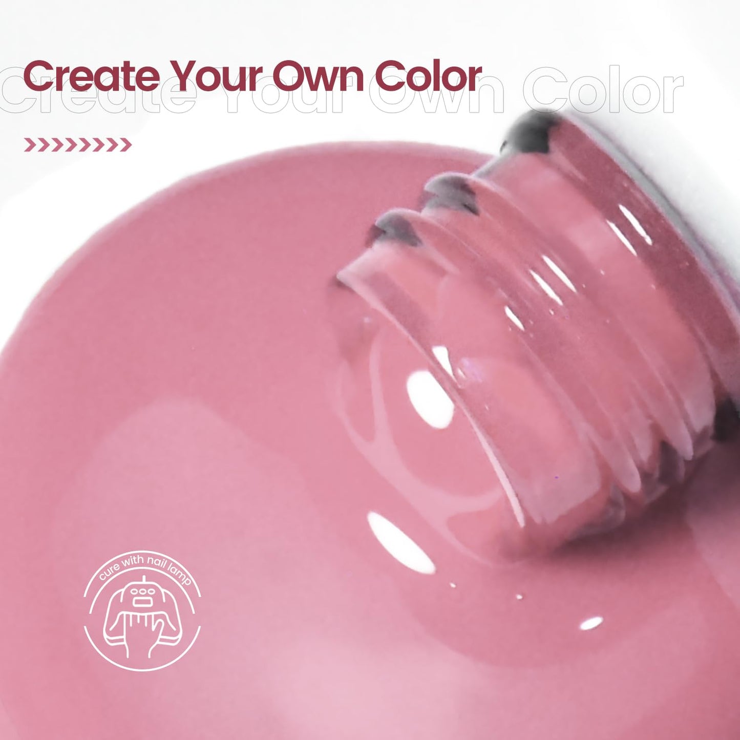 JODSONE 10ML Gel Nail Polish Dusty Roses Gel Polish Manicure LED UV Soak Off Curing for Home Salon Nail Art DIY Lady Roses Polish