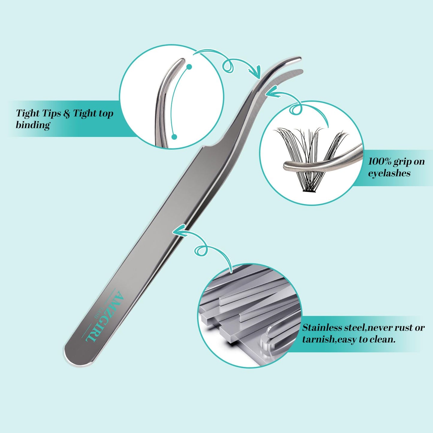 Lash Clusters Kit 320Pcs,30D Eyelash Extension Kit,Lash Bond and Seal Waterproof,Lash Remover for Individual Cluster Lashes Kit,Lash Applicator Tool for DIY Lash Extension Kit(D-Mix9-16mm Kit)