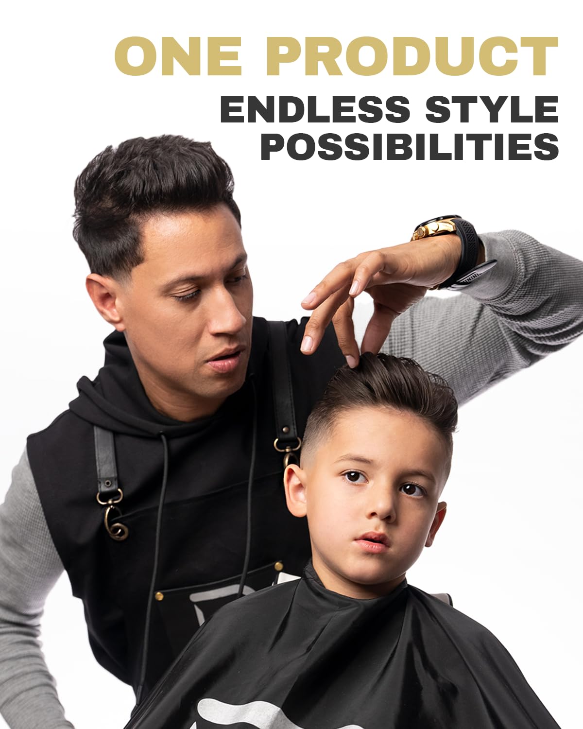 L3 Level 3 Pomade - Improves Hair Strength and Volume Long-Lasting Hold Infused with Keratin (4 Pack)