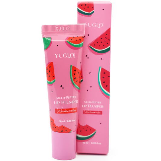 Yugo Multi-Peptide Infused Lip Plumping Treatment - Lip Moisturizer with Lip Balm Repair Effect for Smooth, Youthful Lips - Watermelon Flavor