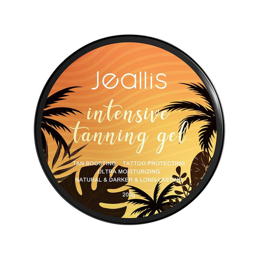 Jeallis Extreme Dark Intensive Tanning Luxe Gel Mango, Tan Accelerator for Outdoor Sun and SunBeds, Sun Butter for Natural Faster Darker Tan 6.8oz