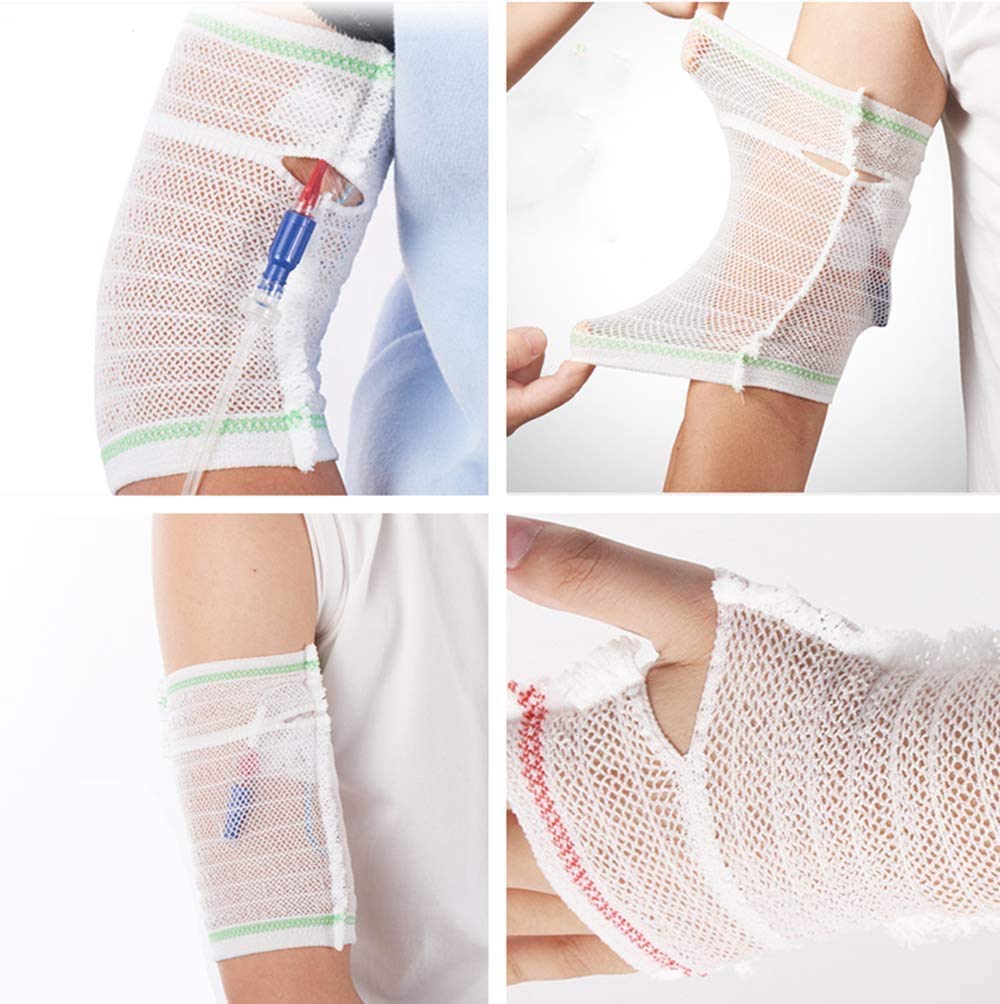 CHOYTONG PICC Line Cover Sleeve - Arm Nursing PICC Shield Catheter Protector for Adult & Teenager, Elastic Net, Ultra-Soft, Breathable, Comfortable(XL)