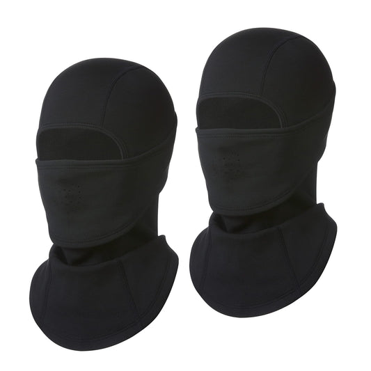 Kids Balaclava Ski Mask- Thermal Fleece Full Face Cover Winter Balaclava with Movable Face Part for Skiing Skating Cycling Black