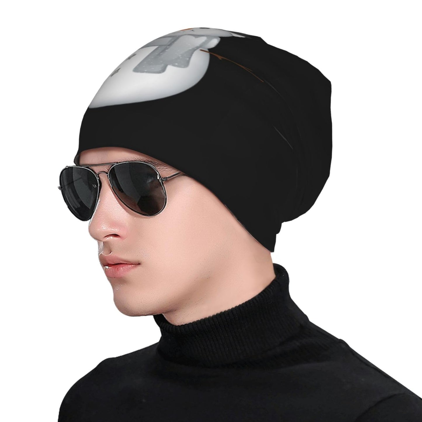 Christmas Snowman Beanie Winter Hats Chemo Hat Cancer Headwear Knitted Hats Baggy Slouchy Skull Cap Nightcap for Men Women