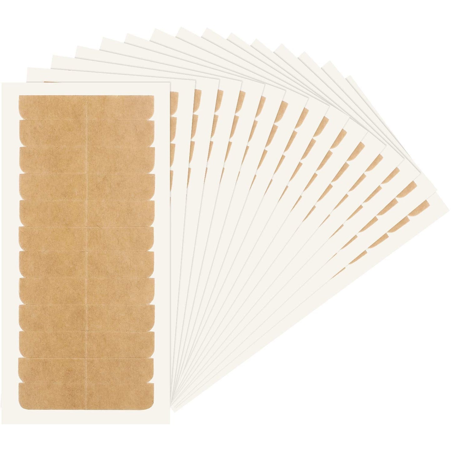 Blulu 360 Pcs Hair Extension Tape Tabs Bulk Double Sided Strong Adhesive Hair Tape in Extension Replacement Wig Strip Waterproof Beauty Tool for Hair Lace Wigs Toupee Hairpiece Supply(Nude Color)