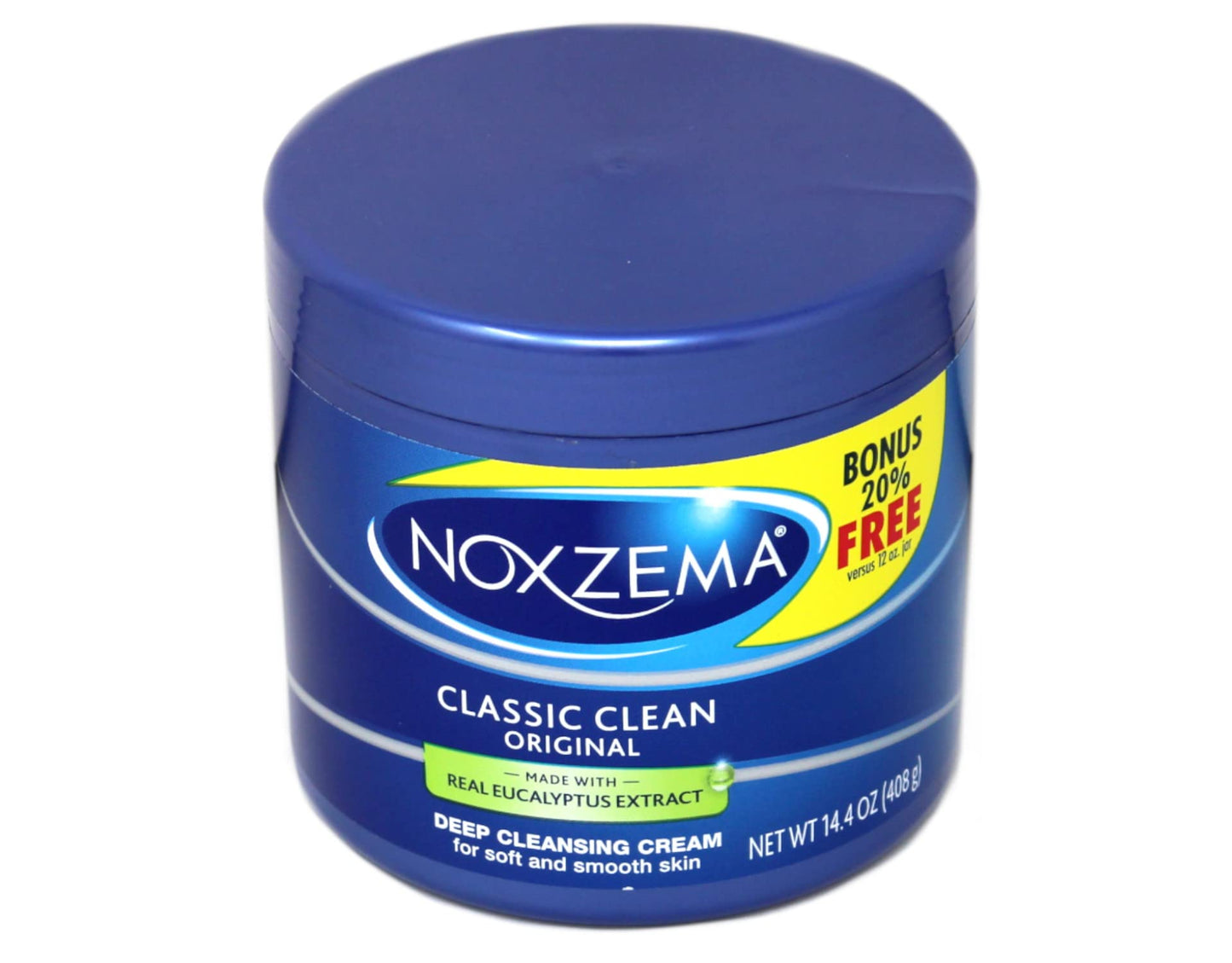Noxzema Classic Clean Cream Original Deep Cleansing 14.4 Oz (Pack of 2)