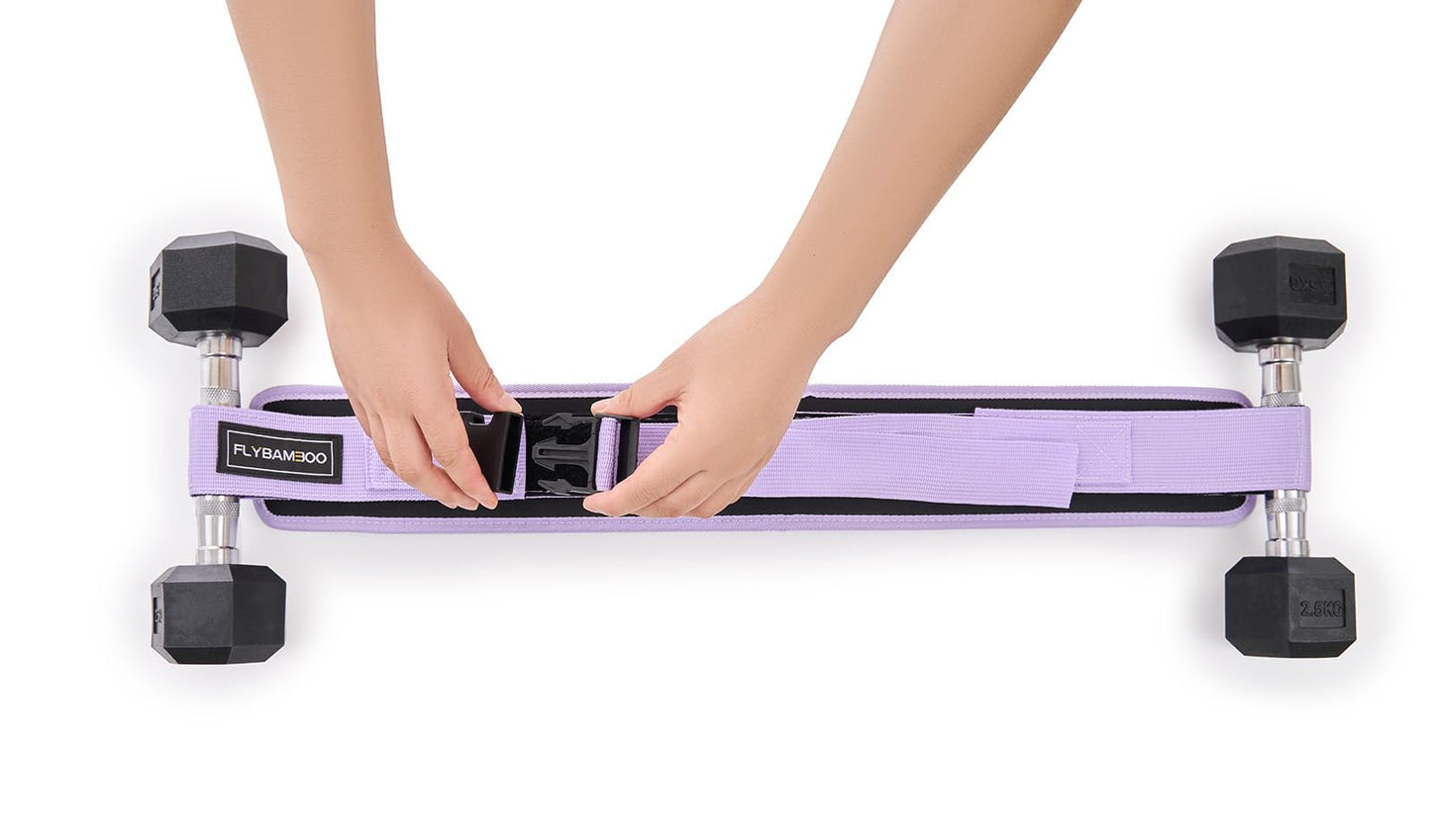 Hip Thrust Belt for Dumbbells,Booty Belt for Hip Thrust Slip-Resistant Padding Purple