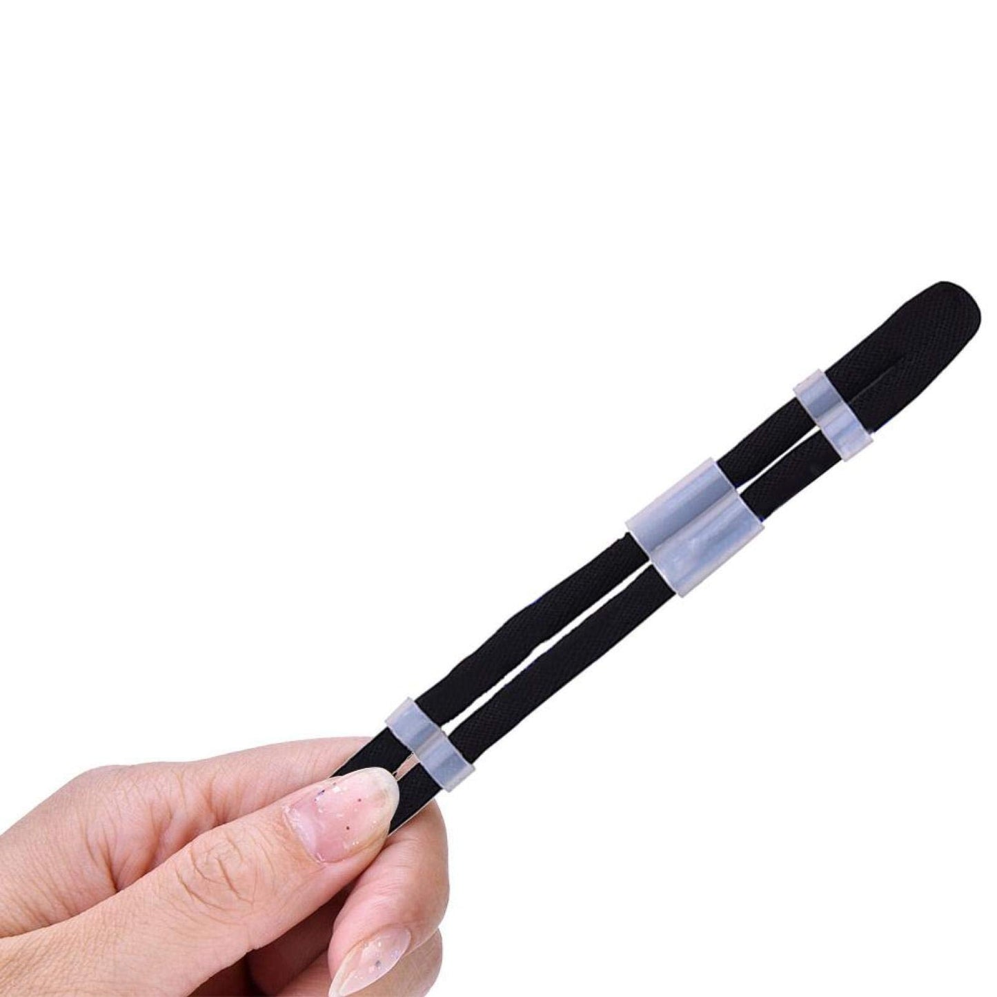 Archery Bow Slings, Archery Fingersling Recurve Bow Fingersling Shooting Fingersling Archery Finger Comfortable Wear Resistant for Recurve Bow(Black,M)