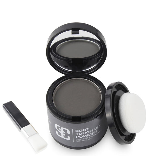 SOVONCARE Instantly Hairline Powder-Maycheer Conceals Gray Hair Loss Shadow Coverage Magic Color Root Touch Up for Women & Men Black 0.35 oz