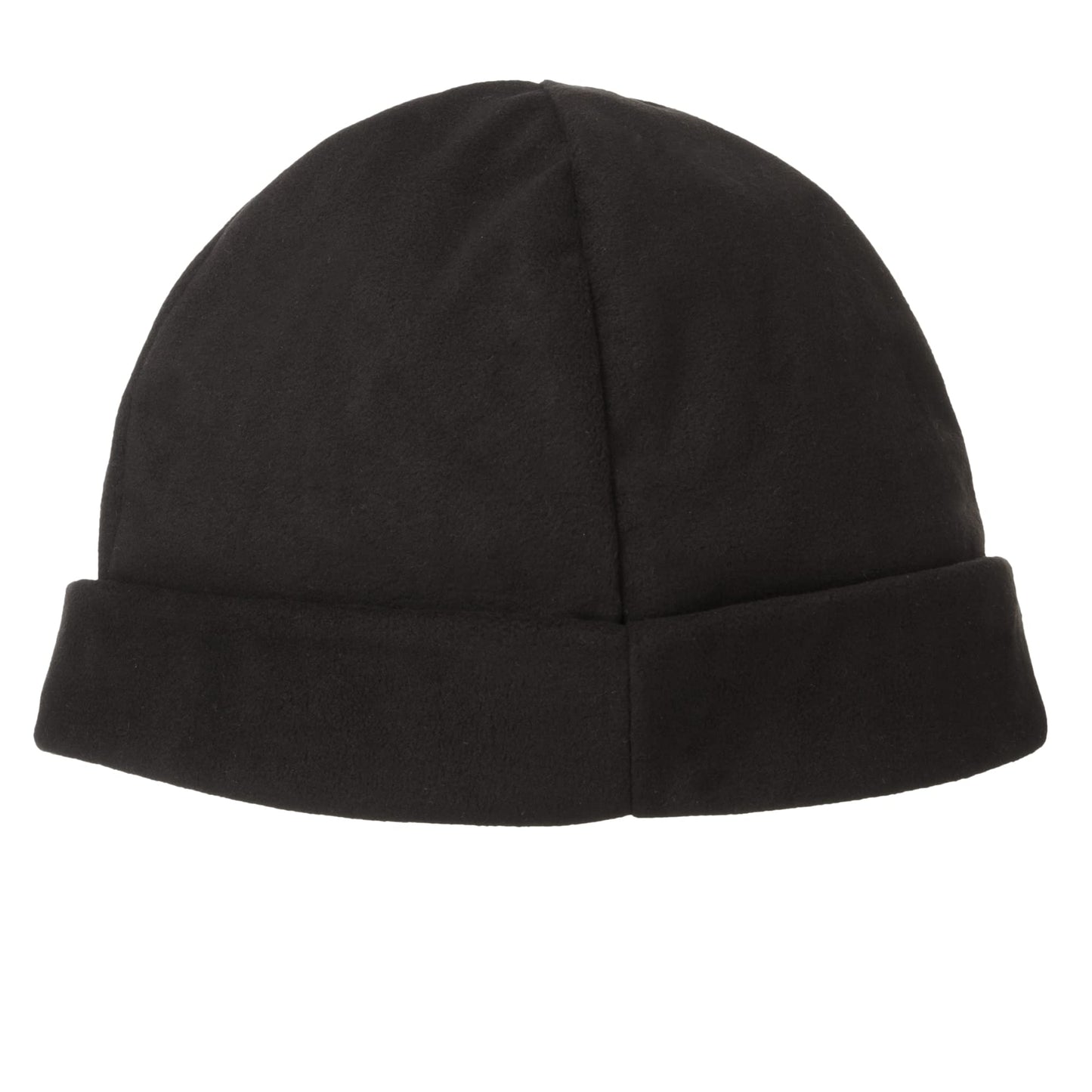 isotoner Men's Water Repellent Recycled Fleece Cold Weather Lined Beanie Hat, Black, One Size