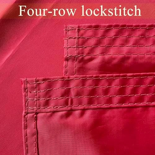 Embroidered Double Sided Marine Corps Flag 3x5 Outdoor-3Ply Heavy Duty 300D Nylon 4 Rows Sewn- All Weather United States Official Marine Corps Flag Banner for Indoor with 2 Brass Grommets