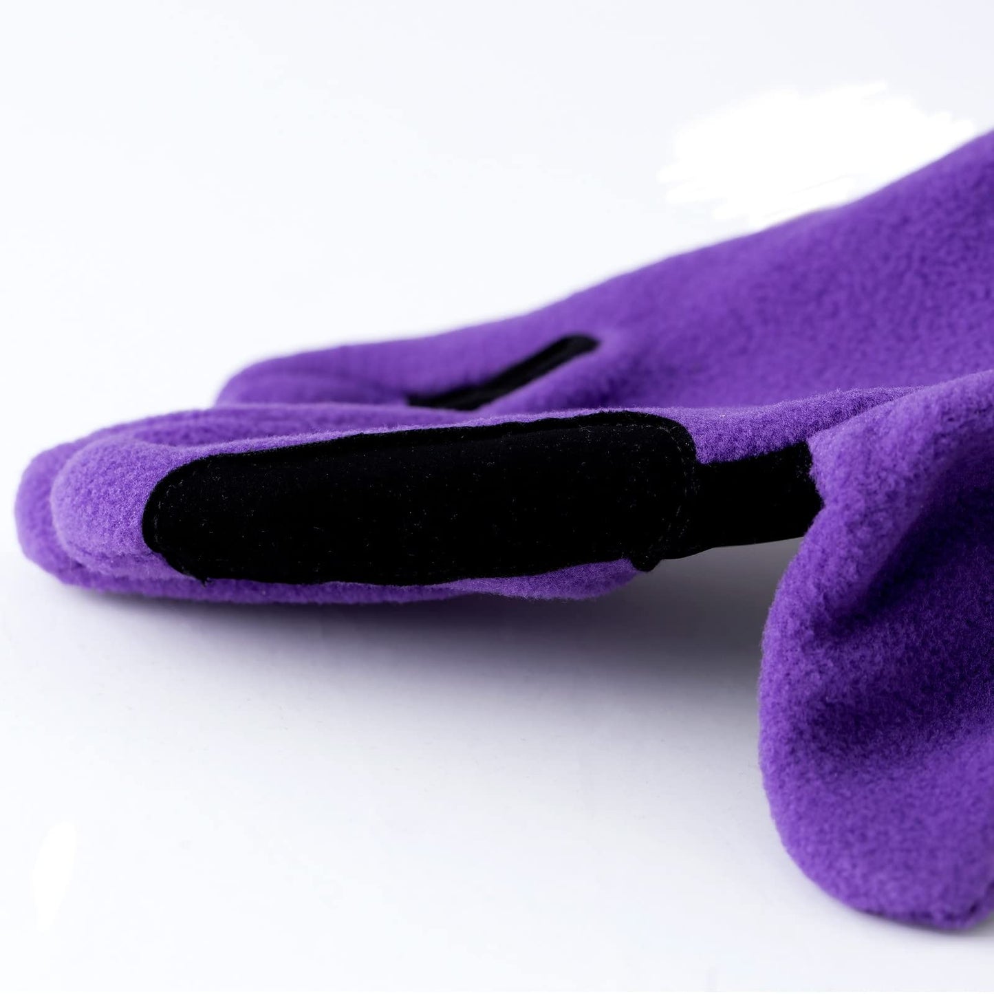 HORZE Kids' Fleece Winter Horse Riding Gloves with Pony Design - Sultry Violet - 4