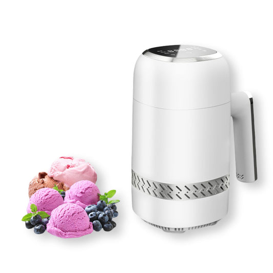 Electric Automatic Ice Cream Maker Machine, Frozen Yogurt Machine for Homemade Sorbet, Custard, Gelato and Sherbet Maker, Protable Ice-cream Makers Without Pre Freezing, Easy to Clean