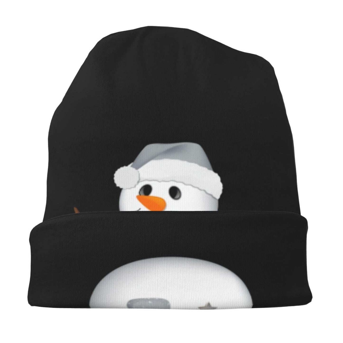 Christmas Snowman Beanie Winter Hats Chemo Hat Cancer Headwear Knitted Hats Baggy Slouchy Skull Cap Nightcap for Men Women