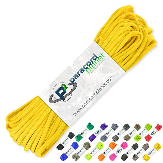 PARACORD PLANET 100' Hanks Parachute 550 Cord Type III 7 Strand Paracord Top 40 Most Popular Colors