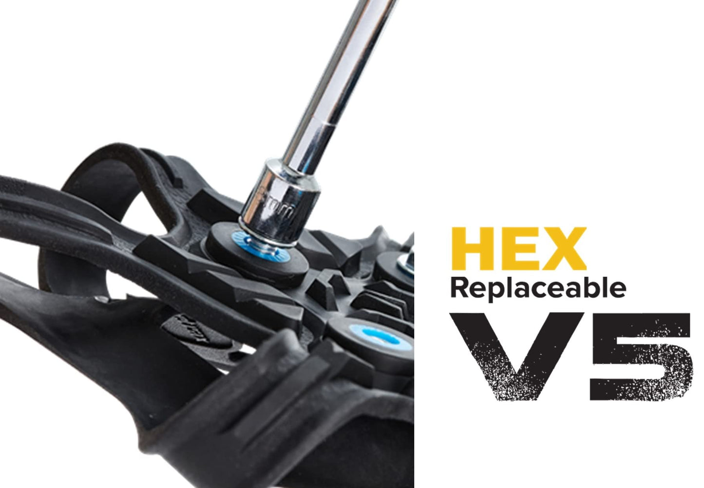 ICETRAX Replacement Spikes for V5 Ice Cleats (HEX)
