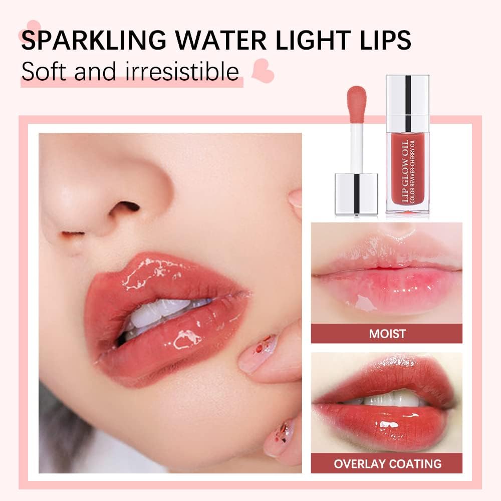 Sokgo Hydrating Lip Glow Oil, Plumping Lip Gloss, Moisturizing Lip Oil Gloss