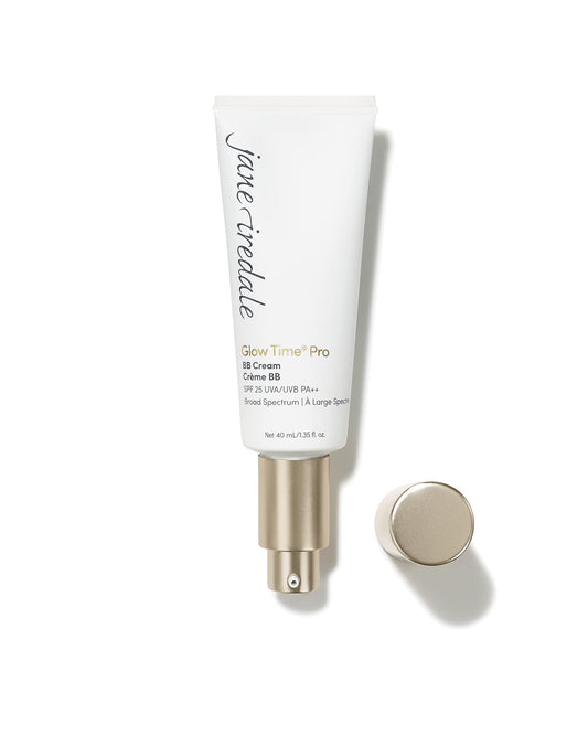 jane iredale Glow Time Pro BB Cream | Weightless Blemish Concealer | SPF 25 Broad Spectrum Sun Protection | Deep with Warm Gold/Red Undertones
