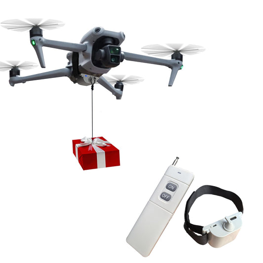 Cosaita Universally Drone Airdrop System Release Device Payload Clip Airdropper Fish Bait, for DJI Mavic Mini3/Mini2 /Air2S/Air3/Mavic2/Mavic3/Spark/Mavic Drone Accessories (Universal Airdrop)