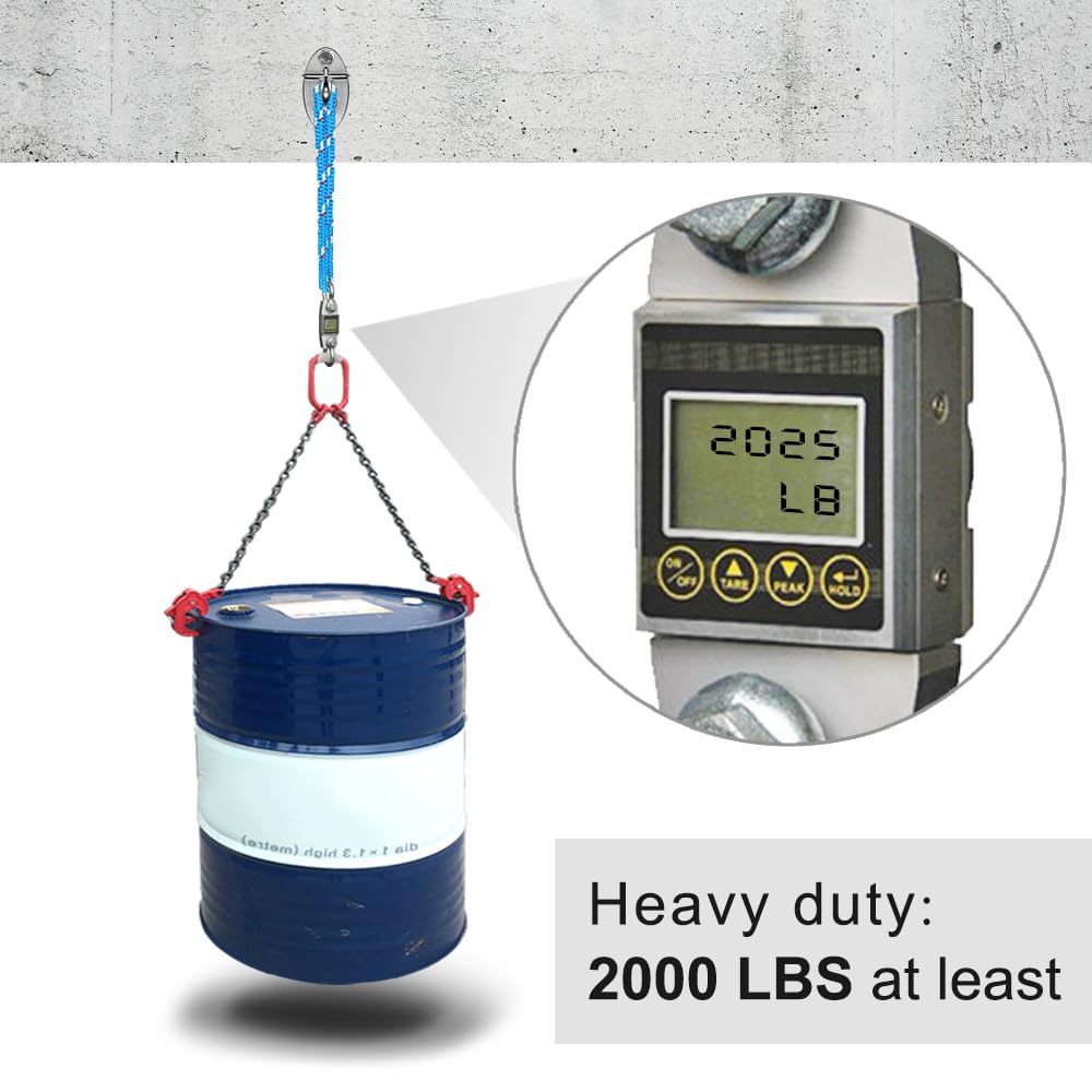 BeneLabel Wall Mount Bracket for Suspension Training - Heavy Duty Stainless Steel Hook for Resistance Bands, Olympic Rings, Battle Ropes, Yoga Swings and More - Indoor Outdoor Use - 2000 lbs Capacity