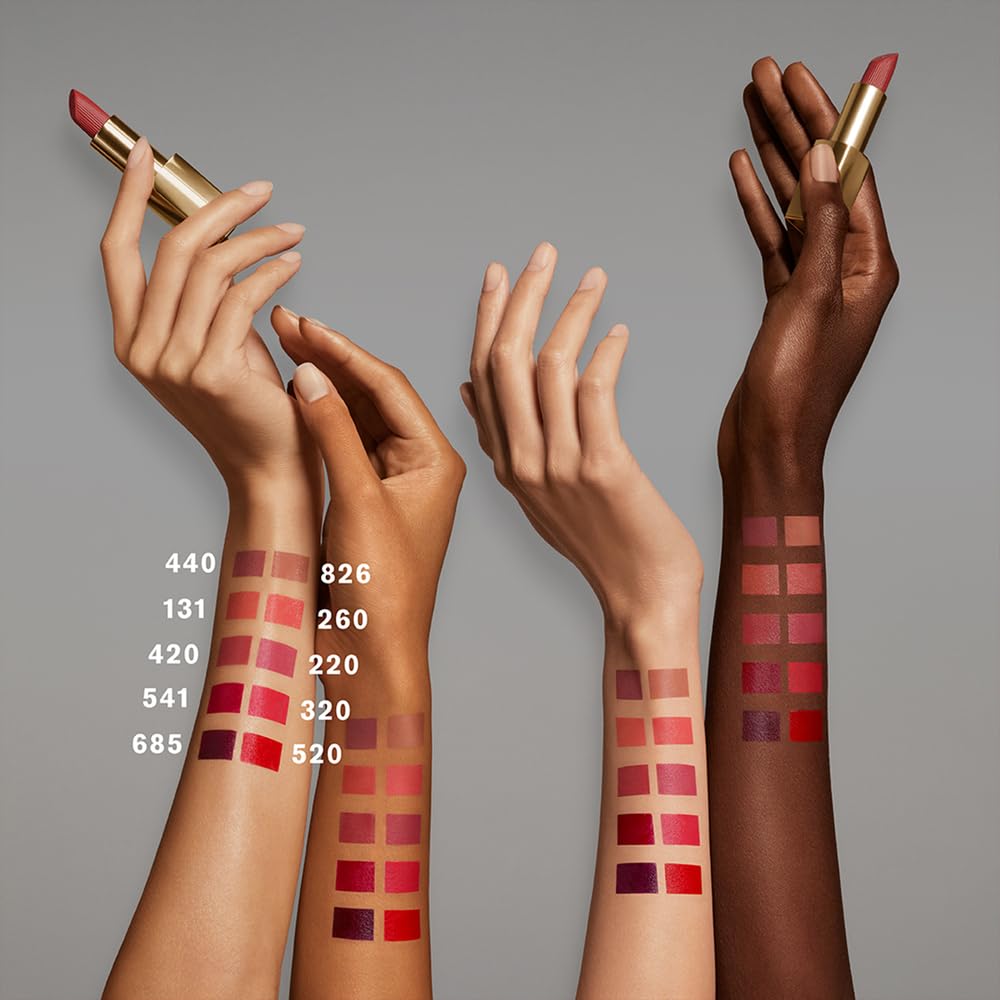 Estée Lauder Pure Color Long-Lasting Cream Lipstick with Cream Finish | Plumping & Nourishing, 686 Confident