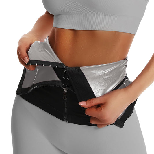 JBT Waist Trainer for Women,Sweat Band&Workout Waist Trainer for Women,Specially Designed for Women Waist Trimmer for Women (Silvery, S)
