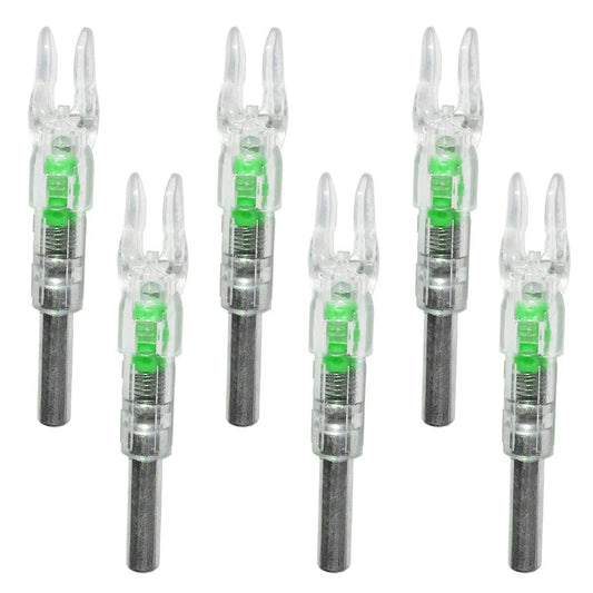 Reikawa New Nocks for Arrows with .244 Inside Diameter Nock Turn on Automatically When Shot,6 Pack