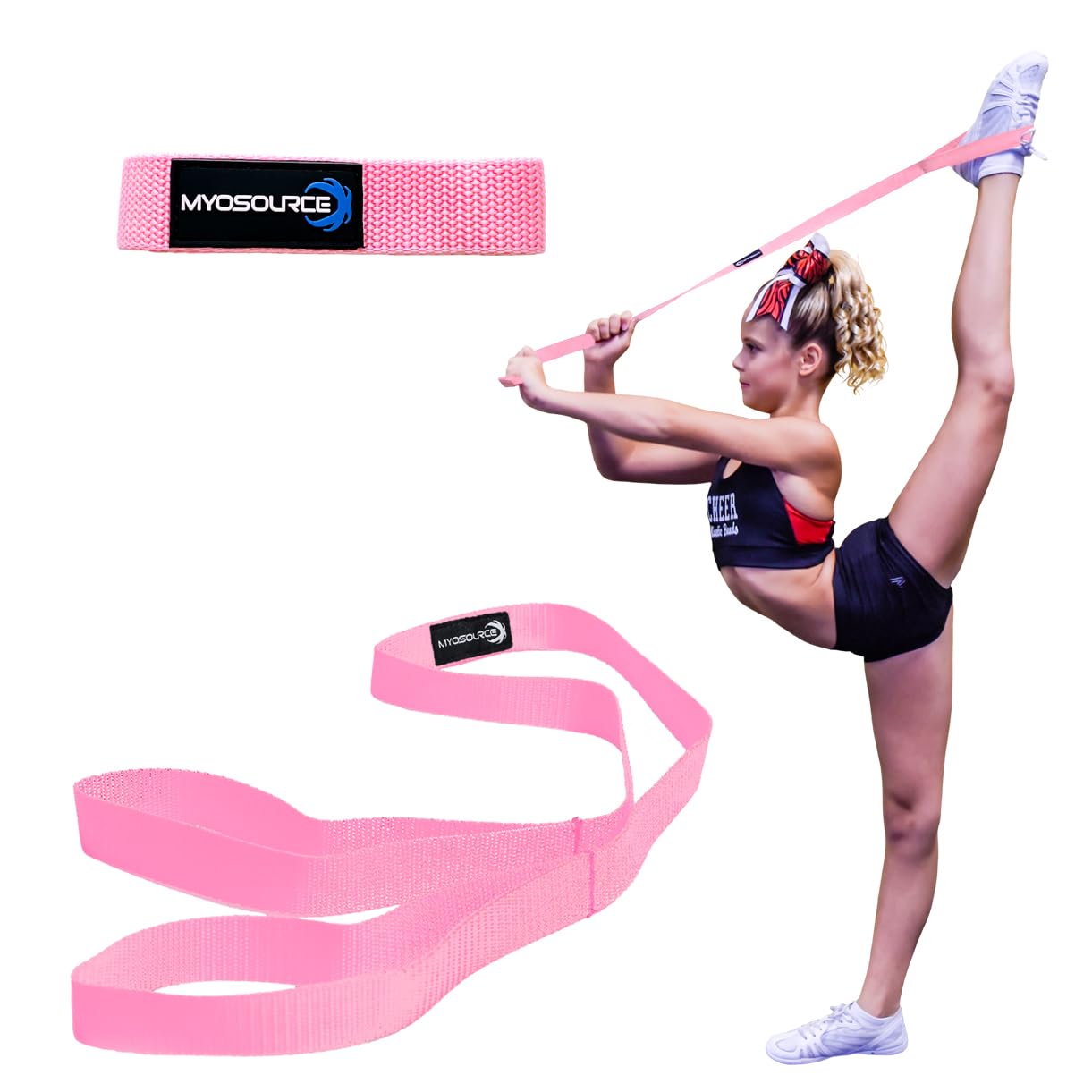 Cheerleading Stunt Strap, Blush Pink