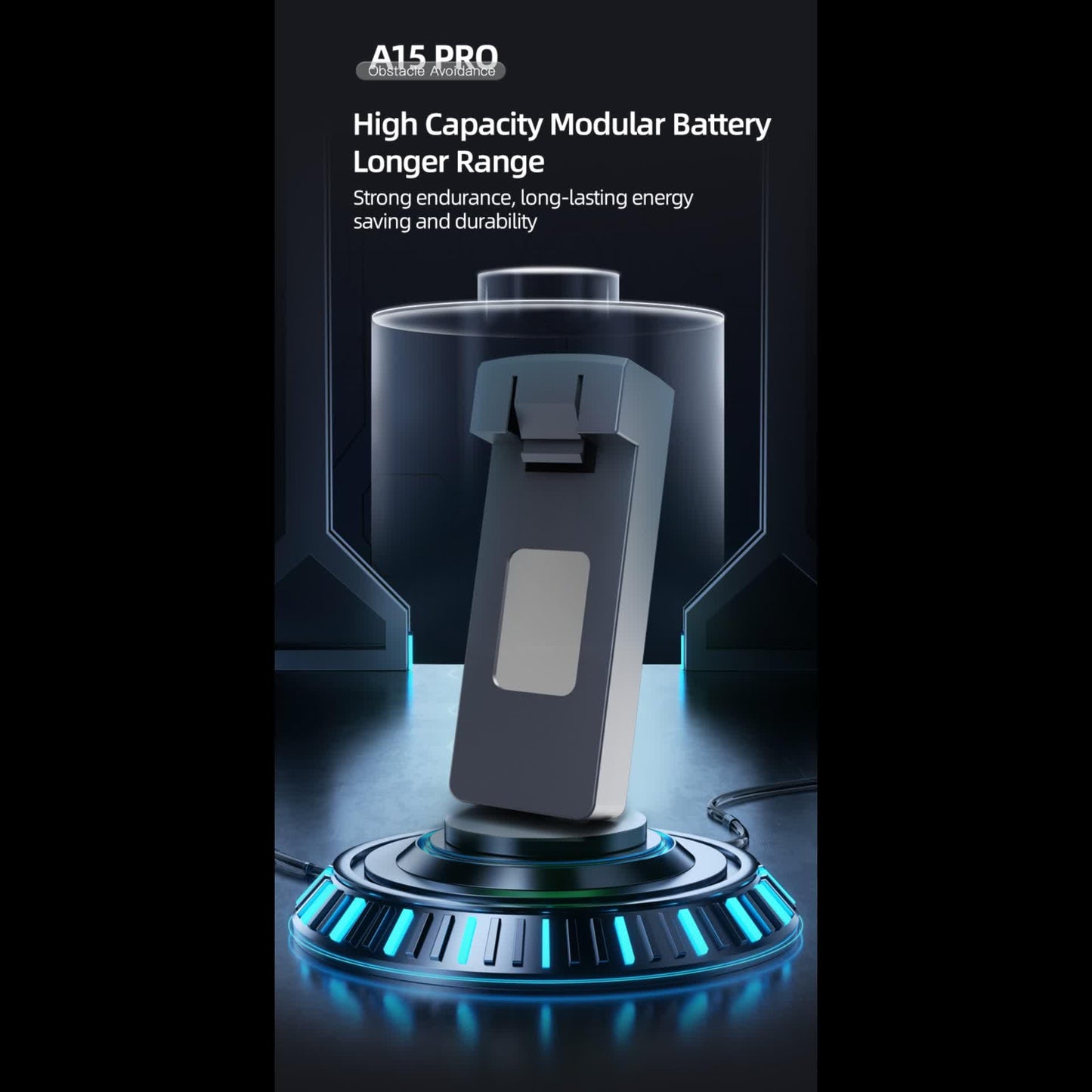 HOTOSYY drone optical flow positioning, electric adjustment, three camera obstacle avoidance, brushless motor, gray camera drone, suitable for beginners and adults (three batteries)