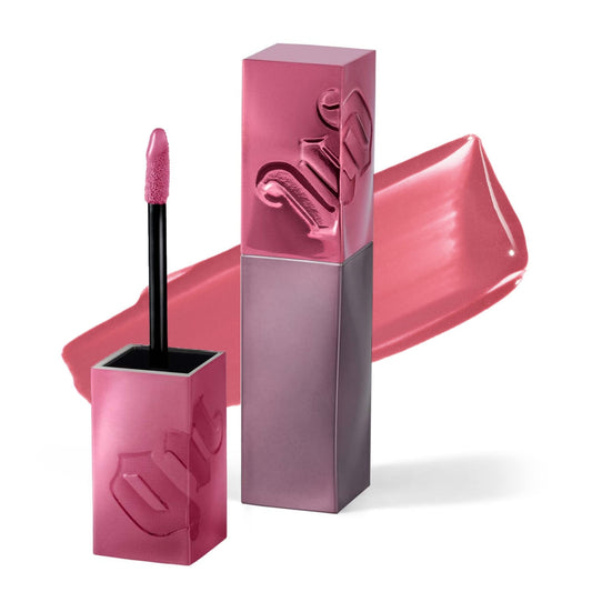 Urban Decay Vice Lip Bond Glossy Longwear Liquid Lipstick (Cuffed Up - Light Bubblegum Pink), Transfer-proof, Smudge-proof, Up to 16HR Wear, Vegan, Cruelty-free - 0.14 fl oz