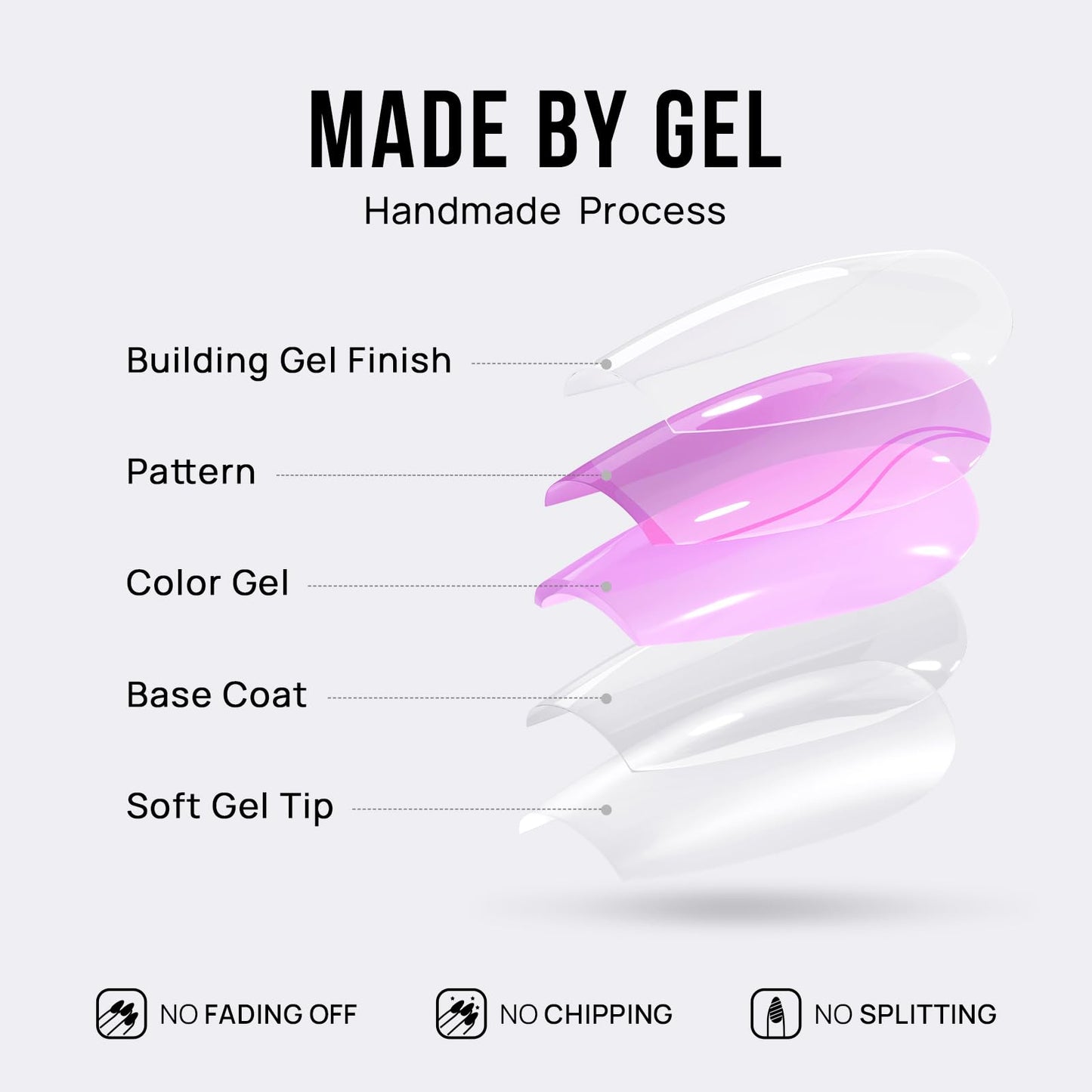 BTArtbox Press On Nails Short - Mirror Shine Silver Press On Nails Almond, Chrome Glazed Glue On Nails for Gifts, Reusable Stick On Nails in 16 Sizes, Holo Pearl