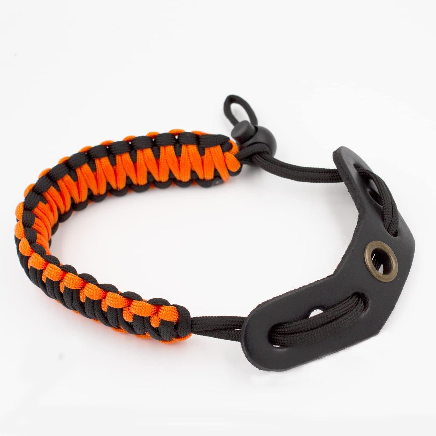 Bow Wrist Sling, 550 Paracord Strap Comfortable on Hand, Fit Compound Bow & Recurve (Orange-Black)