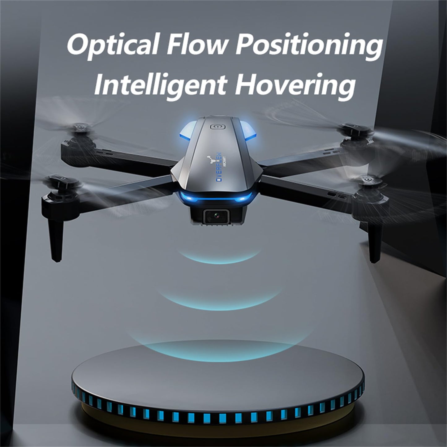 Flypear S20 Drone with 1080P Camera for Adults, Foldable Remote Control Quadcopter with Optical Flow Positioning, Altitude Hold, Headless Mode, Trajectory Flight, 3D Flips, 2 Rechargeable Batteries