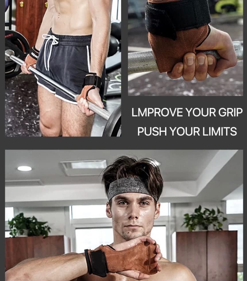 Wiexiang Adjustable Neoprene Padded Wrist straps for Weightlifting,Weight Lifting Straps Gym weight lifting wrist wraps，Gym Accessories for women for Men/Women(Pair)