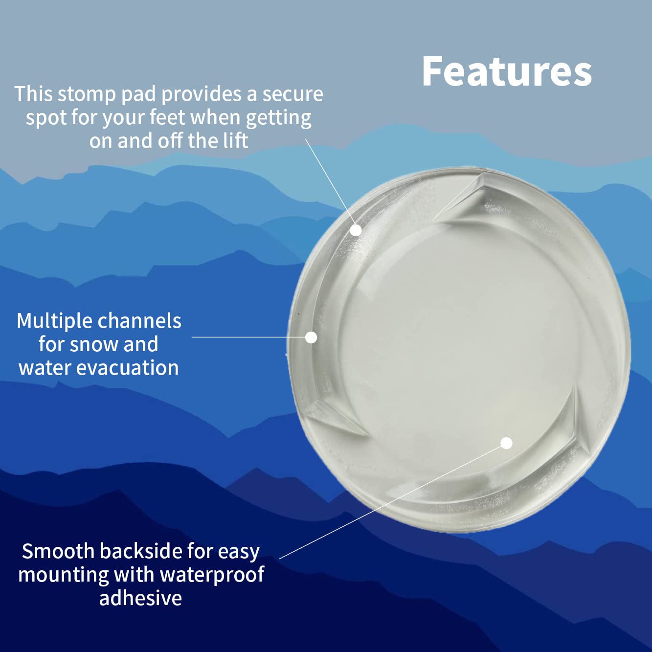 VEROMAN Snowboarding Stomp Pad (Circle)