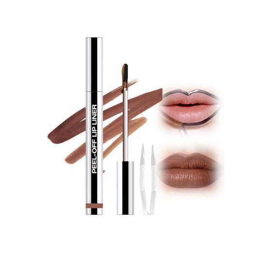 WEERSHUN Lip Liner Tattoo, 2025 New lip liner，Peel Off, Long Lasting, Lip Gloss with Clip in 8 Colors，All Day & Night Lipliner