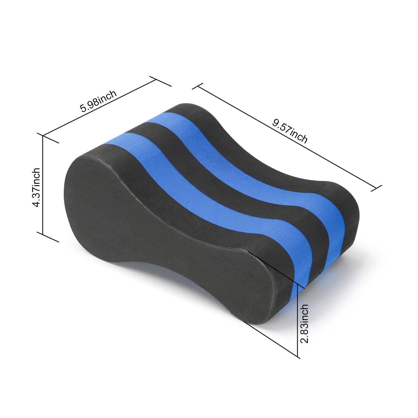 UNAOIWN Pull Buoy EVA 5-Layer Leg Float for Swimming Pool Training Aid and Swimming Stroke for Adults and Beginners