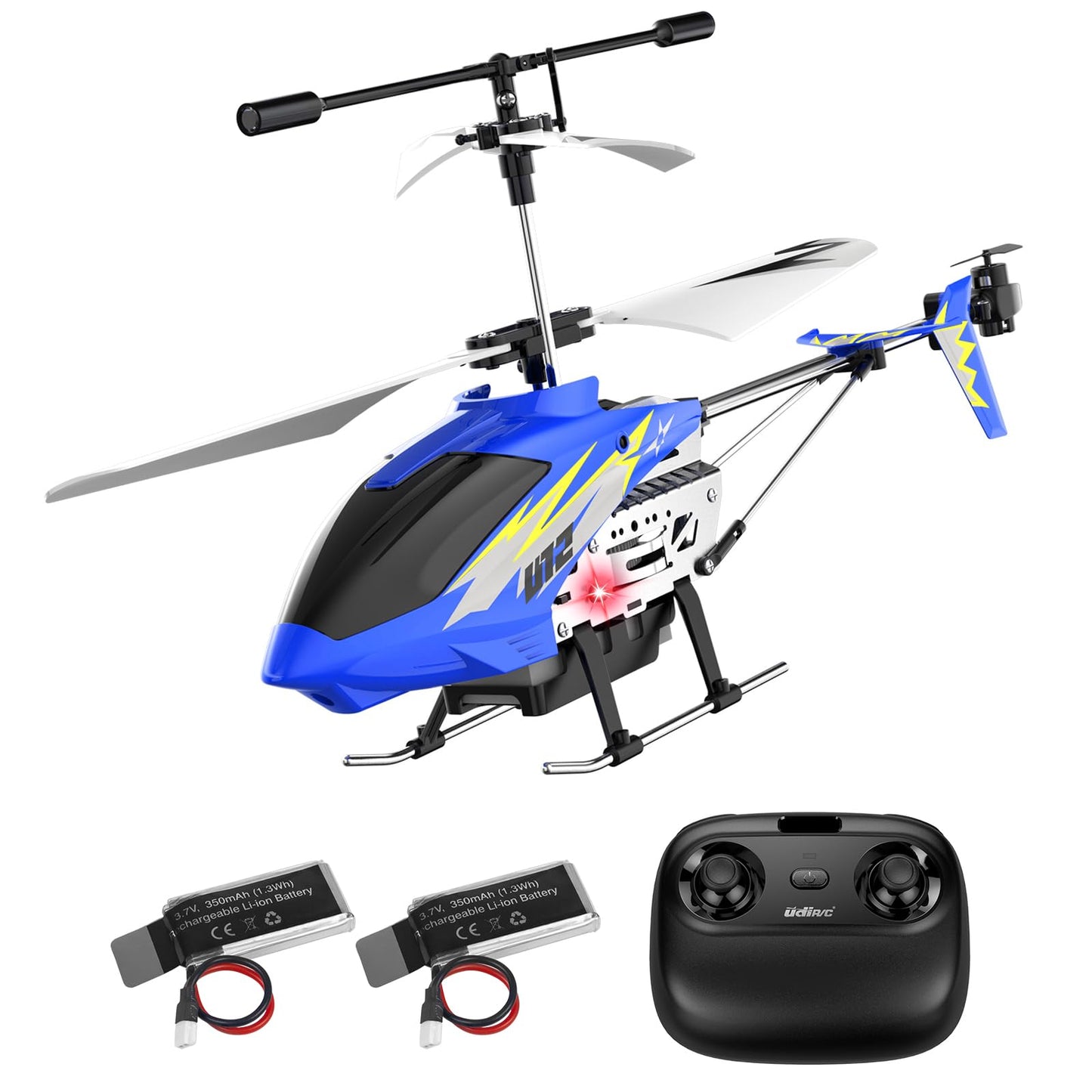 Cheerwing U12 Remote Control Helicopter with Altitude Hold, Mini RC Helicopter for Adults Kids, One Key take Off/Landing and 2 Batteries