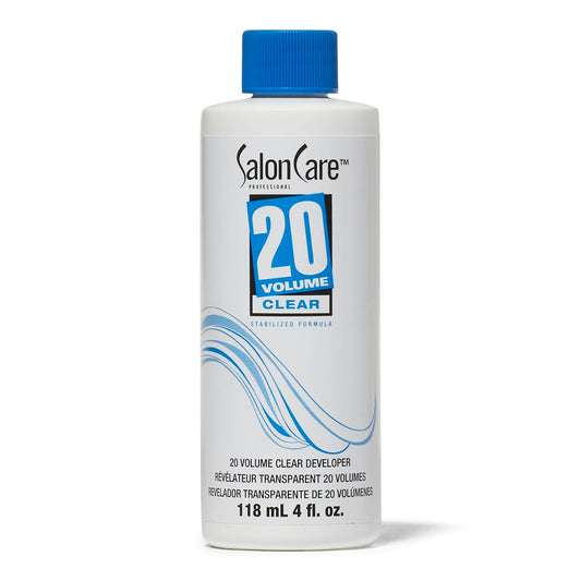 Salon Care 20 Volume Clear Developer, Superior Gray Coverage, Stabilized Formula for Consistent, Predictable Results, 4 Ounce